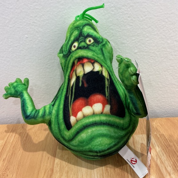 toy factory Other - GHOSTBUSTERS Green SLIMER Ghost Monster PLUSH TOY w/ tags 10" Toy Factory
